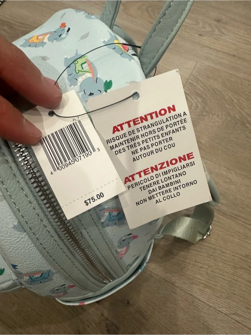 Loungefly Disney Dumbo mini backpack - Picture 5 of 7